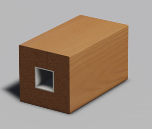 YM-50*50 Co-extruded with aluminum tube 